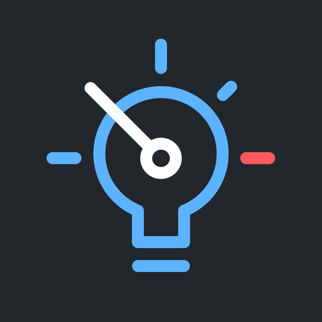 Logo for the Light Speedometer app
